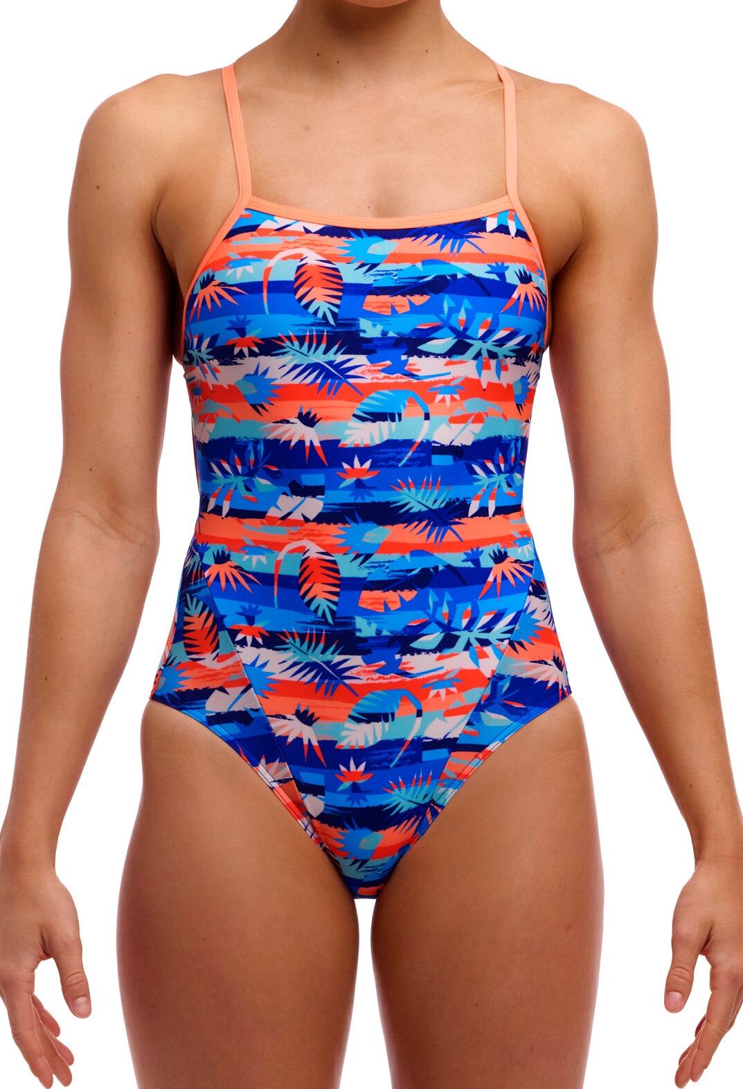 Strój do pływania FUNKITA Forever Fossil - Single Strap
