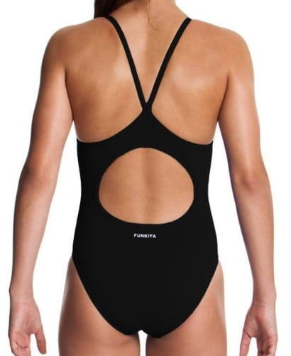Strój na basen menstruacyjny Funkita STILL BLACK - diamond back dziewczęcy 2/7