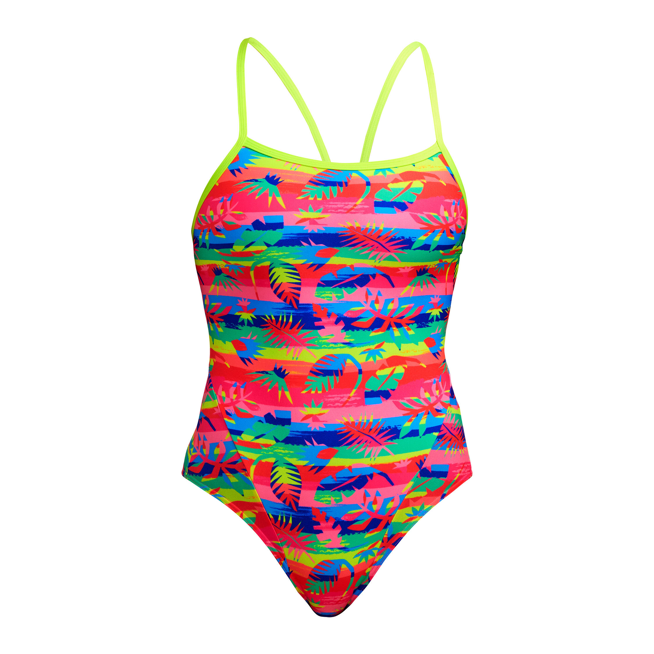 Strój do pływania FUNKITA Free Foliage - Single Strap 5/7
