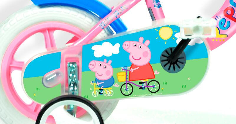 Peppa Pig 10-inch Dino Bikes meisjesfiets 4/4
