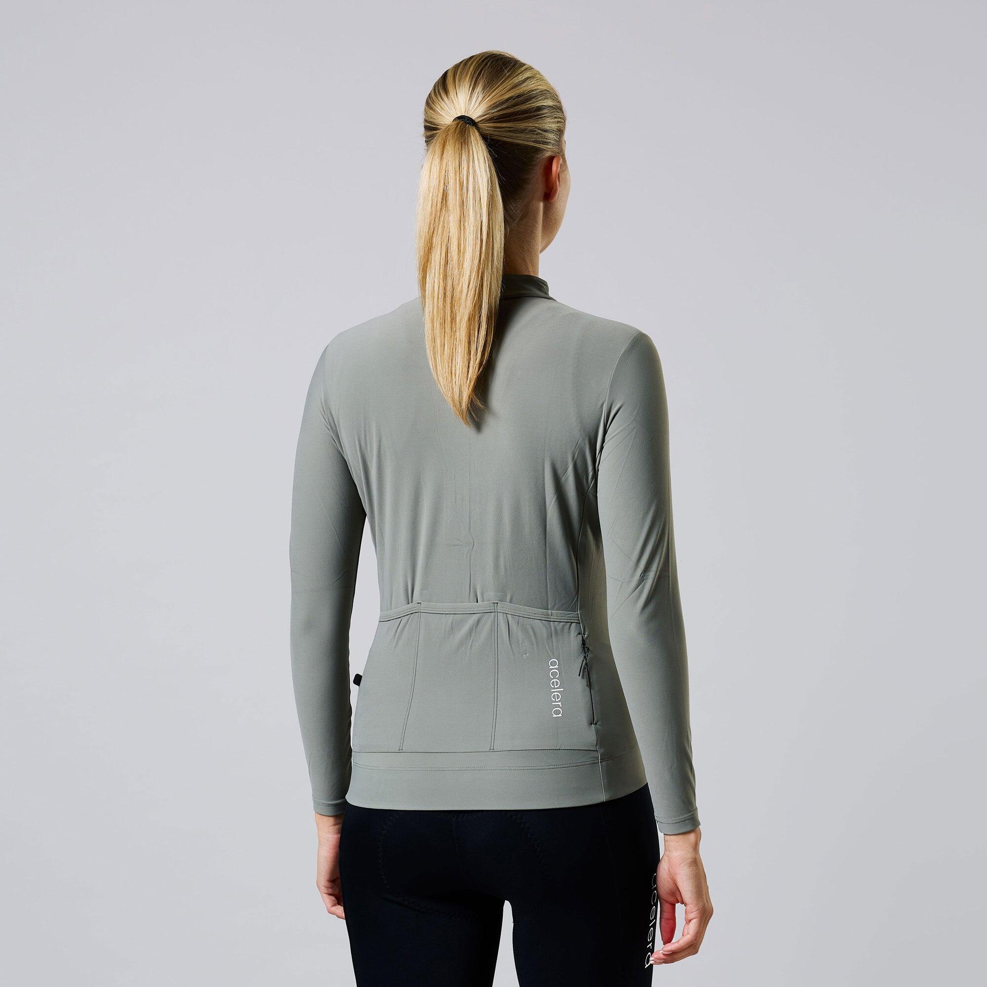 Warmes Damen Langarm-Radsport-Shirt Radsportbekleidung Radtrikot 2/7