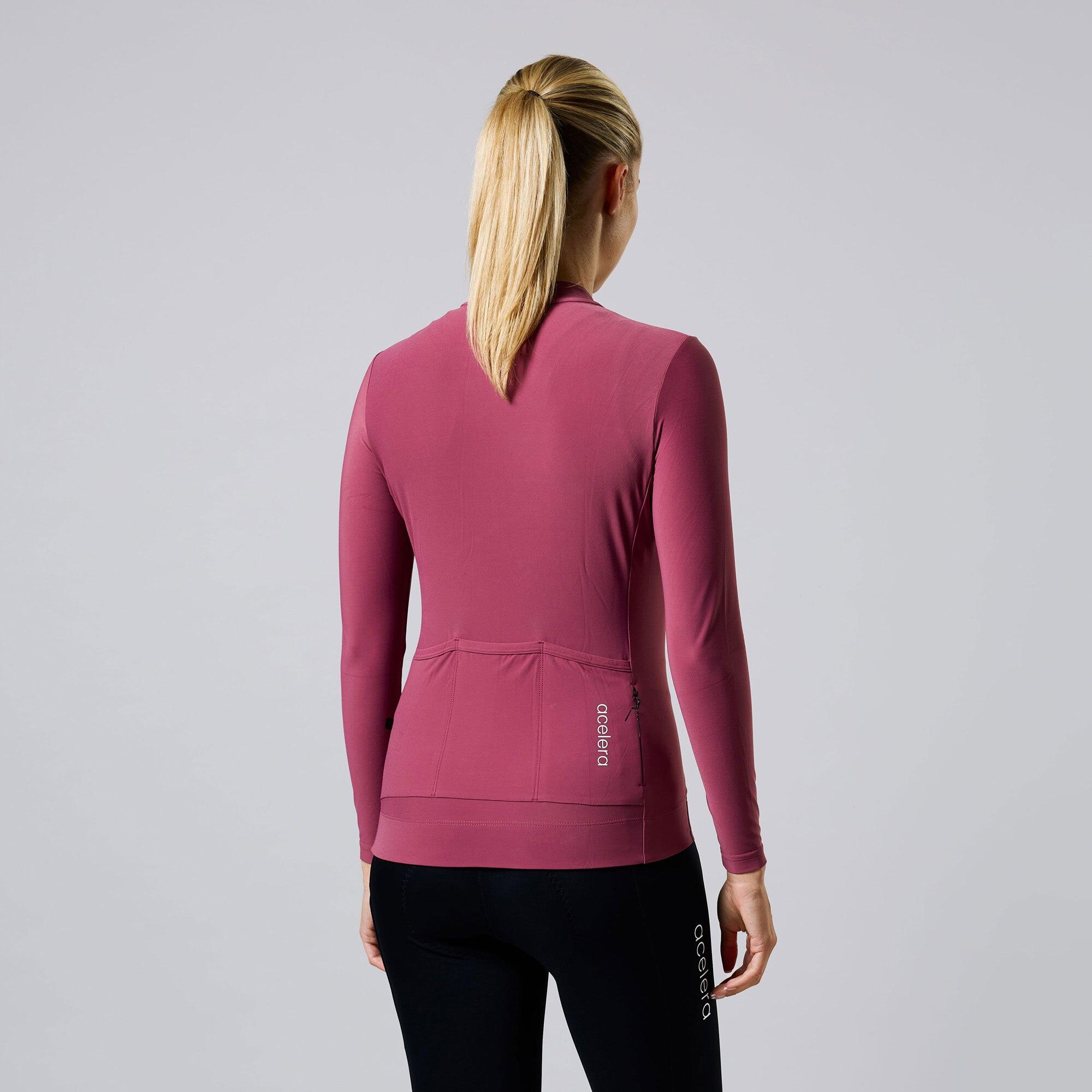 Warmes Damen Langarm-Radsport-Shirt Radsportbekleidung Radtrikot 2/7