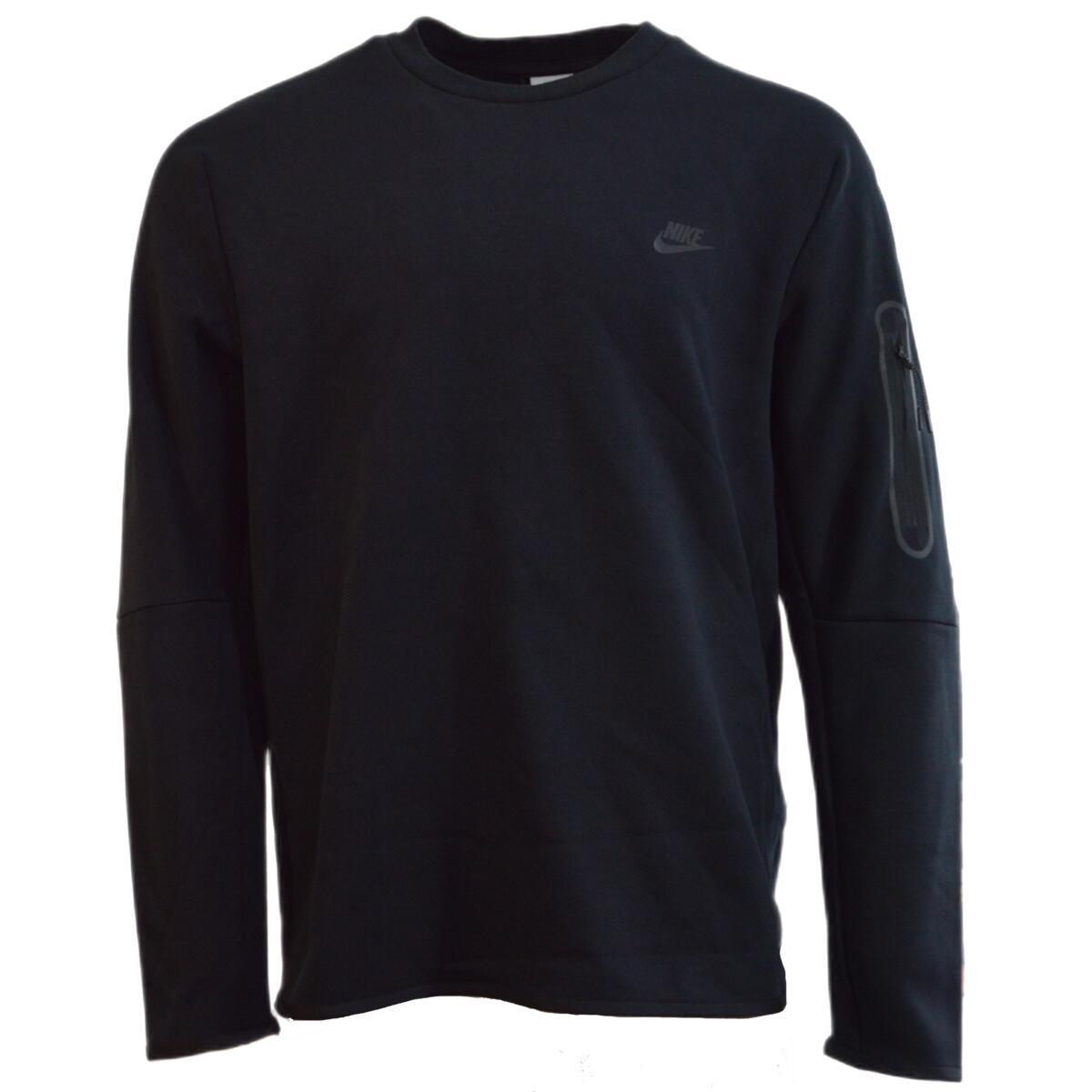 Bluza męska bawełniania Nike Tech Fleece Czarna - CU4505-010 XL