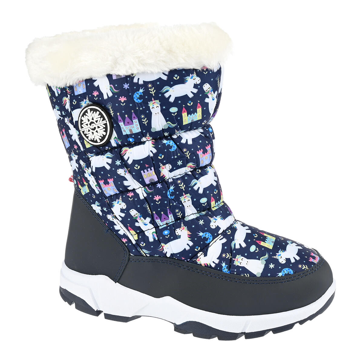 Bottes de neige pour enfants  UNIKO isolées antidérapantes et a fermeture éclair 3/6