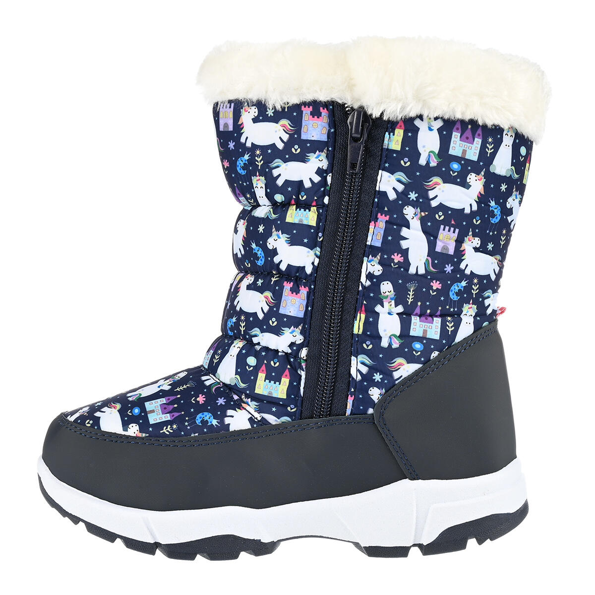 Bottes de neige pour enfants  UNIKO isolées antidérapantes et a fermeture éclair 2/6