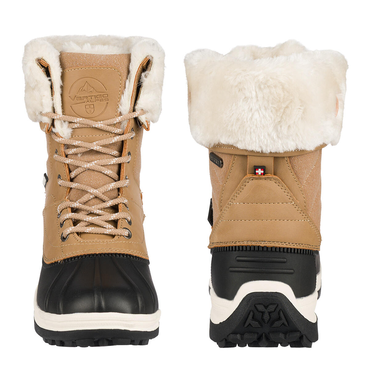 Bottes de neige AULP OLANE pour femmes, imperméables, isolées, hiver 4/6