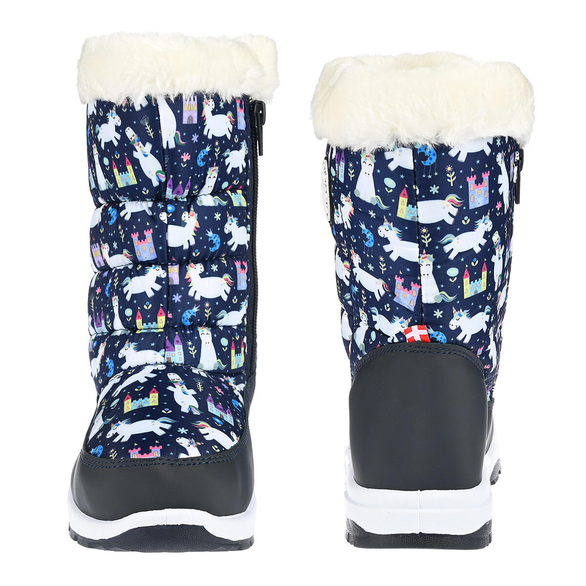 Bottes de neige pour enfants  UNIKO isolées antidérapantes et a fermeture éclair 4/6