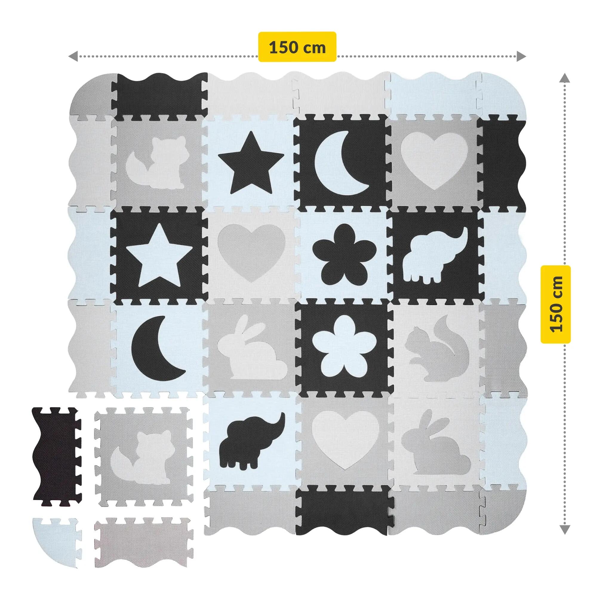 Zestaw puzzli piankowych XXL 4FIZJO zwierzęta 6/7
