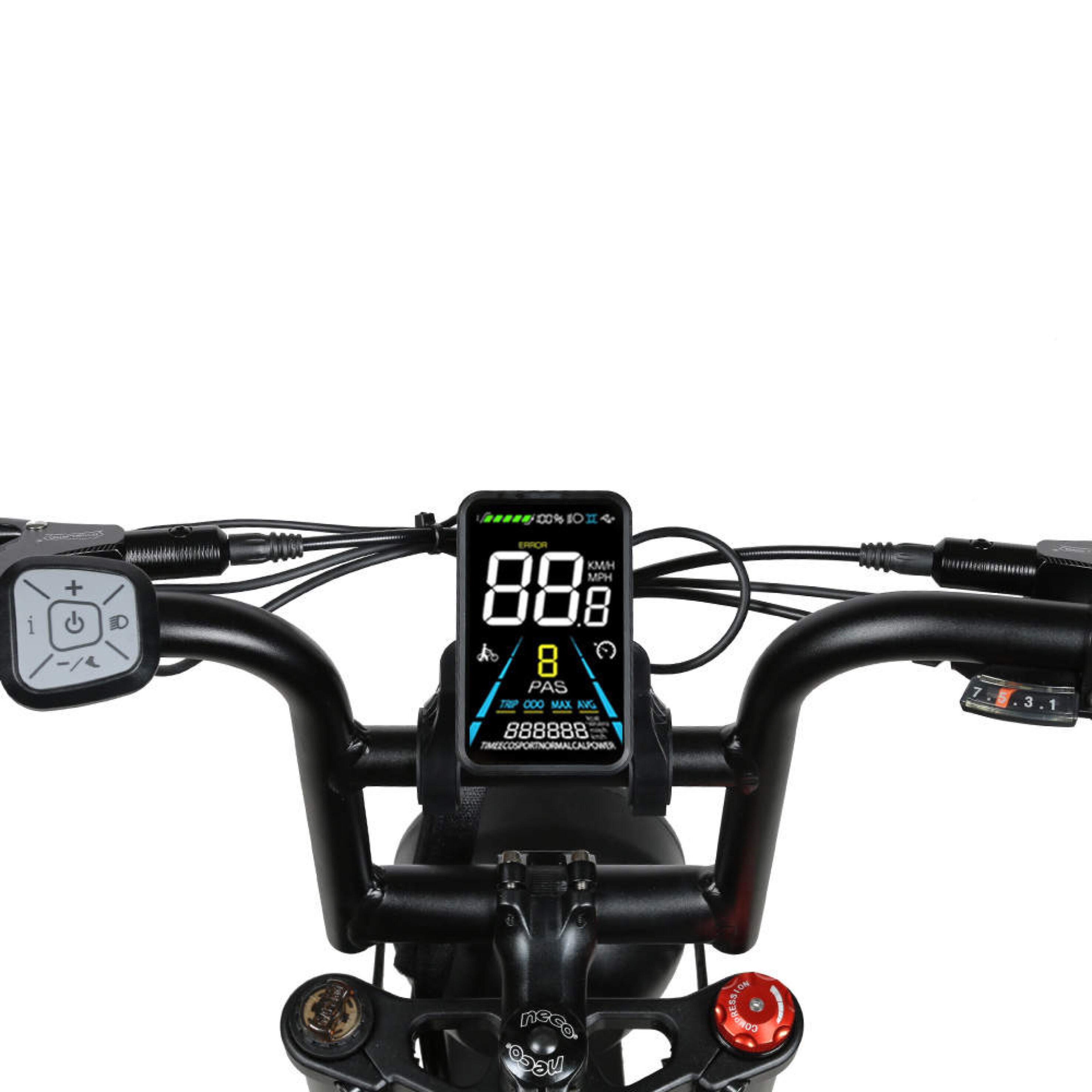 M20 Fatbike, E-bike, 250Watt motorvermogen, topsnelheid 25 km/u 7/7