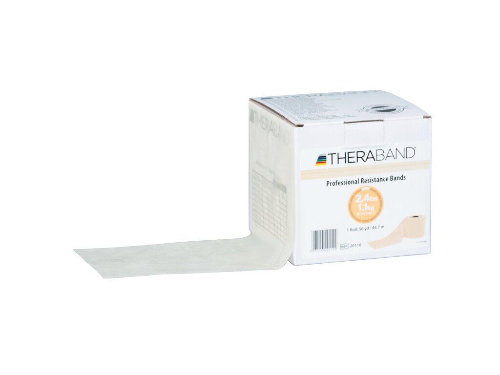 THERABAND Posilovací guma 45,5 m a velmi slabým odporem