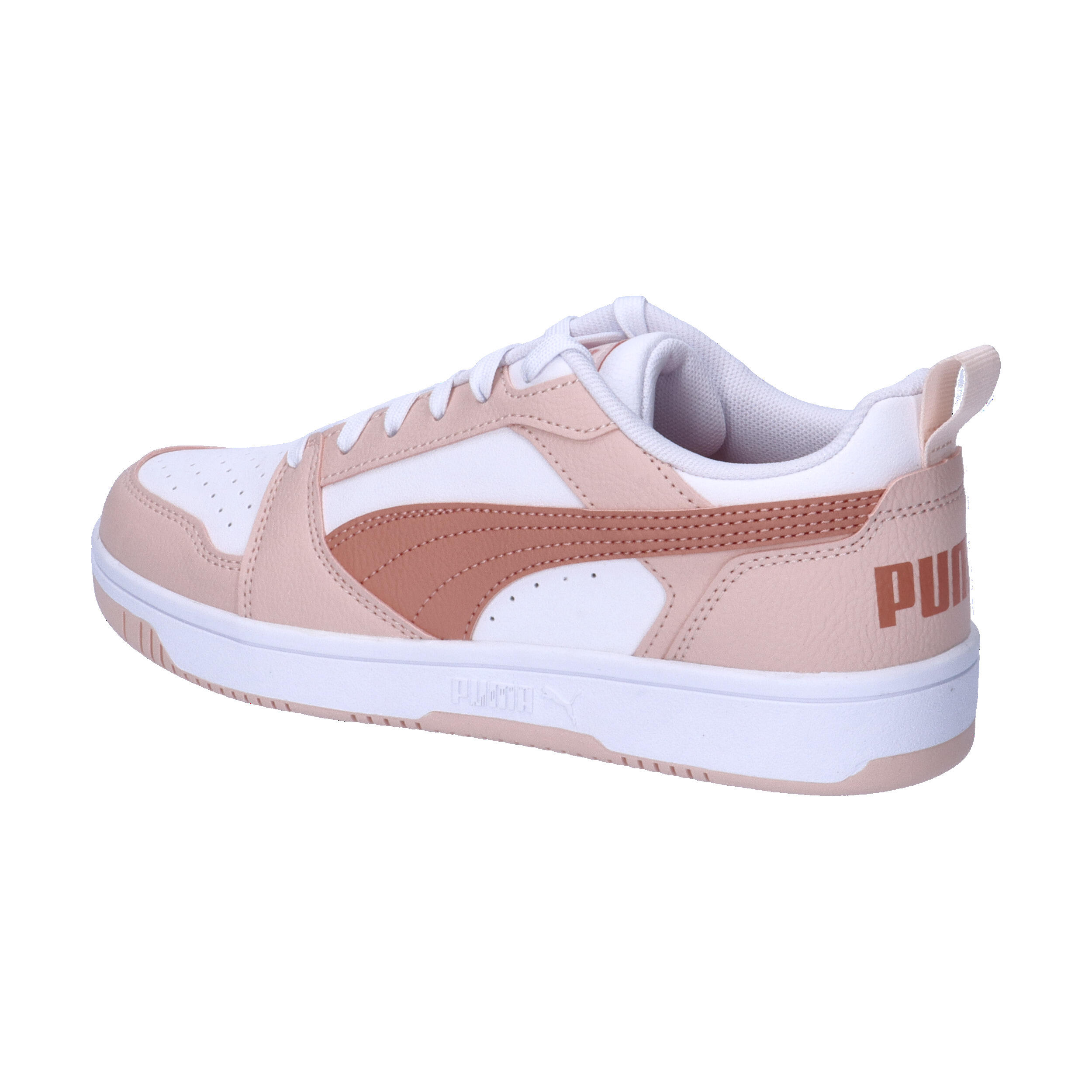 Puma Rebound V6 Lo JR – Tênis estilo basquete feminino 3/7