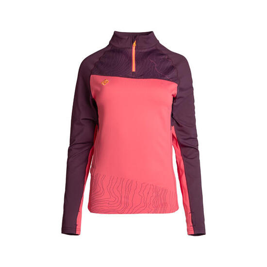 T-shirt termica a manica lunga SALEM W da donna Polar Stretch con collo alto e p