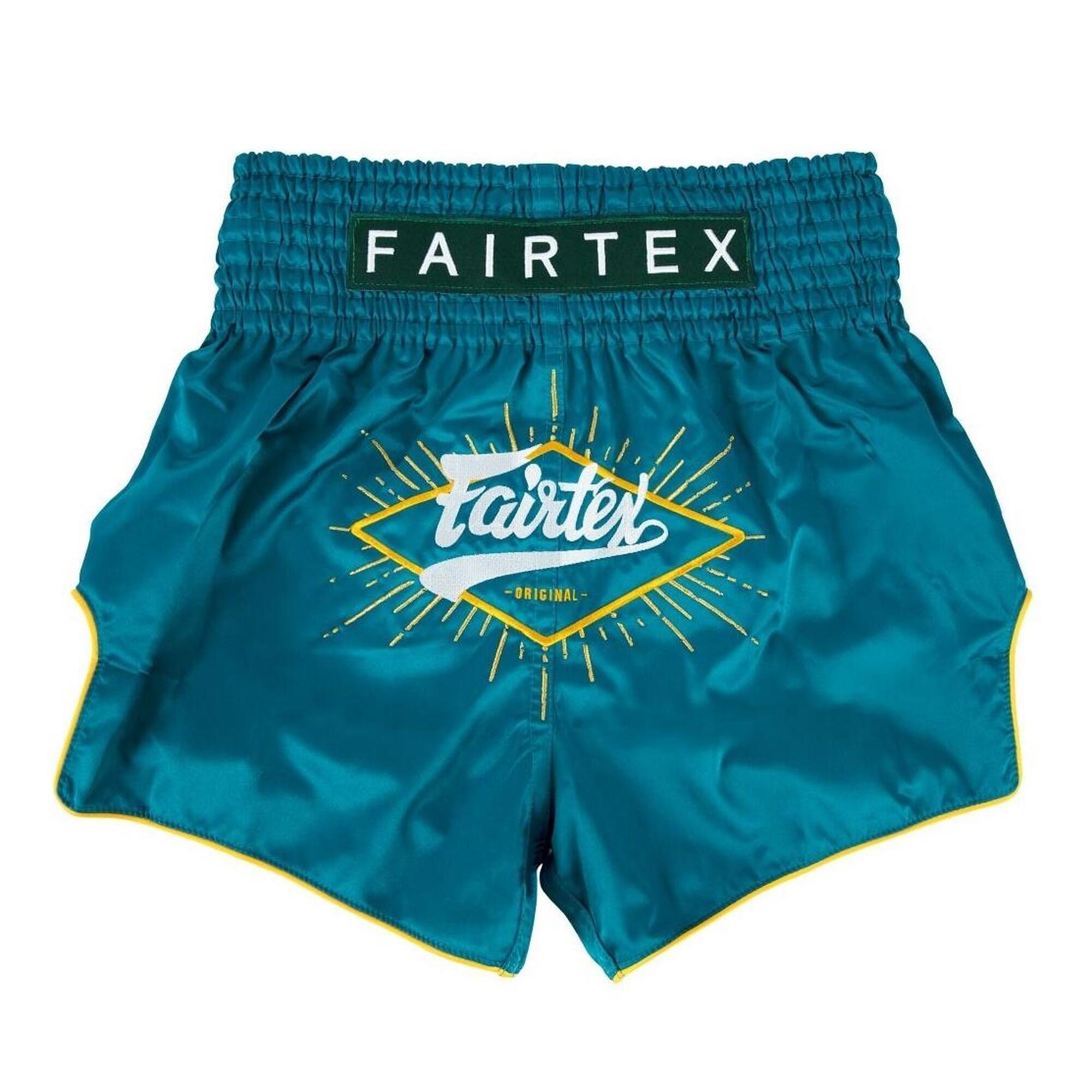 FAIRTEX Fairtex trenky na Thajský box BS1907 - Tyrkysová Velikosti: S