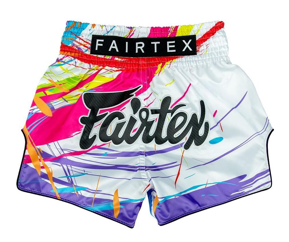 FAIRTEX trenky na Thajský box BS1933 World Music - bílá Velikosti: XXXL