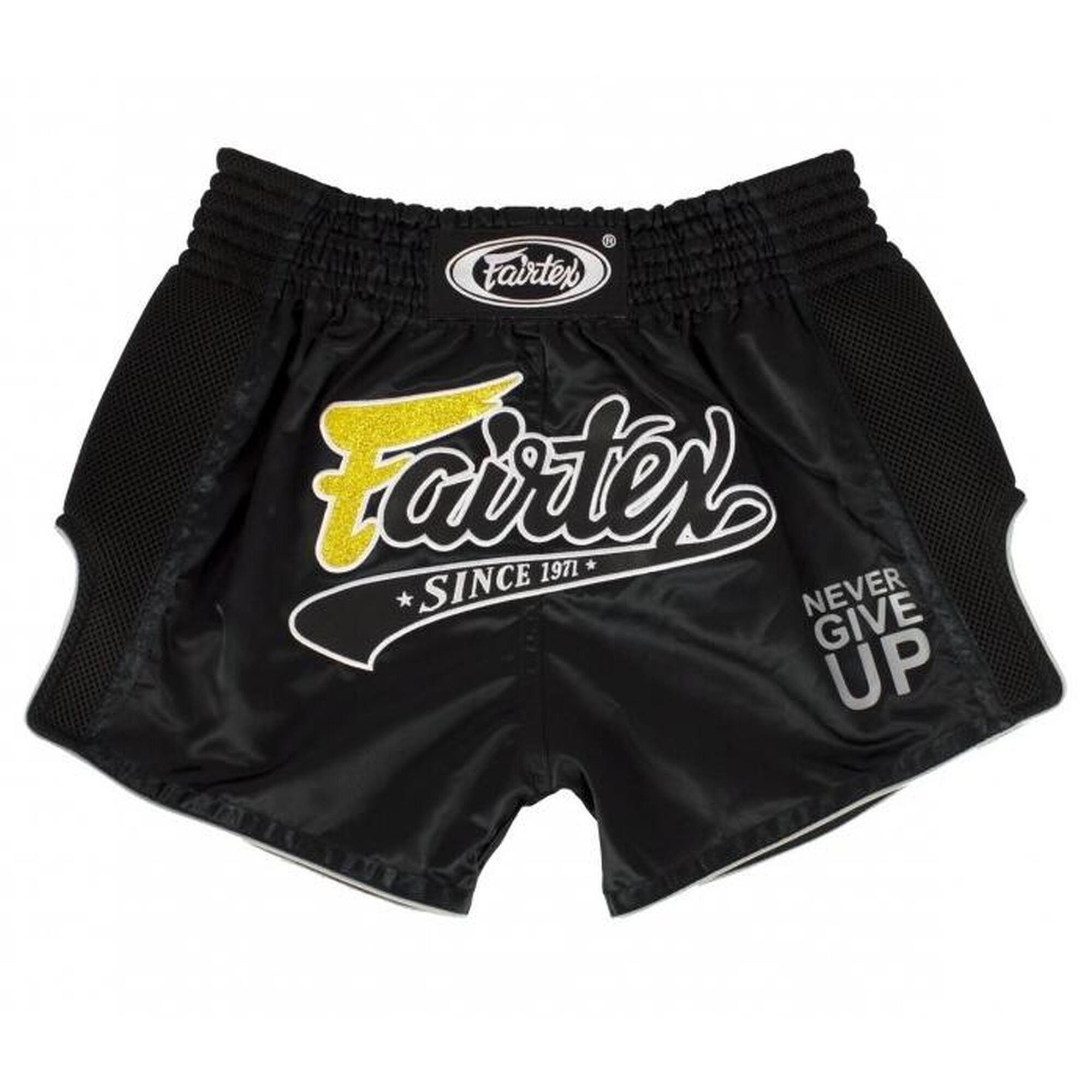 FAIRTEX Fairtex Trenky na Thajský box BS1708 - černá/žluté Velikosti: XXL