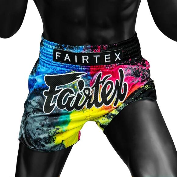 Fairtex trenky na Thajský box BS1938 Black Acid Jazz Velikosti: XL 3/5