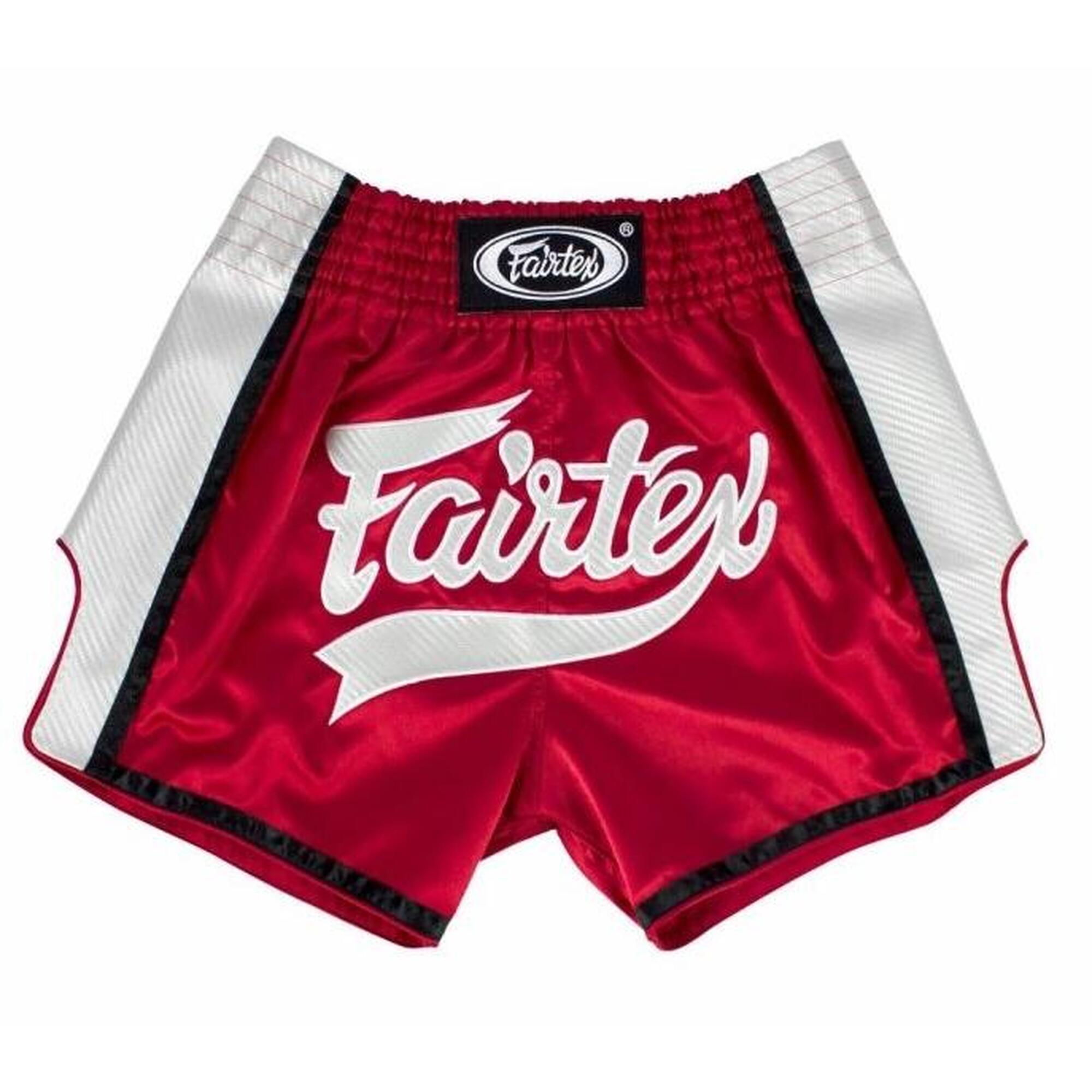FAIRTEX Fairtex trenky na Thajský box BS1704 - červená/bílá Velikosti: XXXL