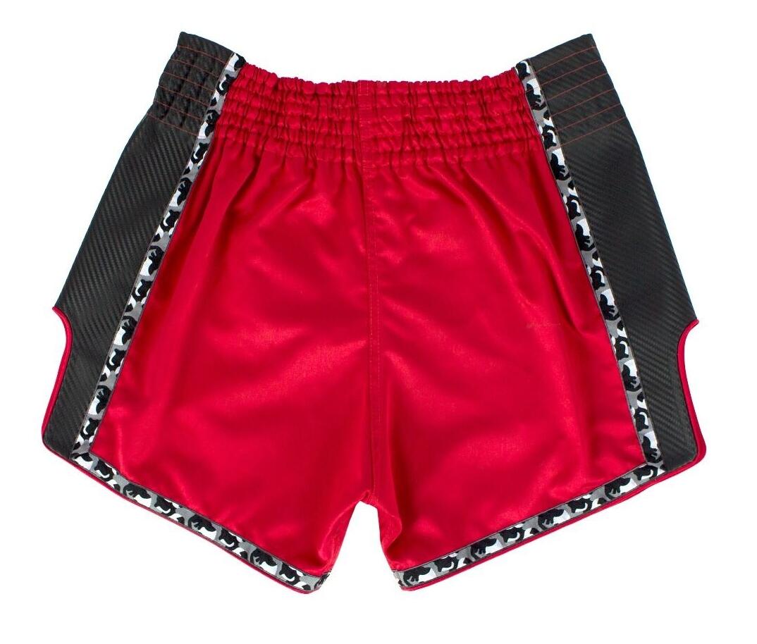 Fairtex Trenky na Thajský box BS1703 - červená/šedá Velikosti: XL 2/4