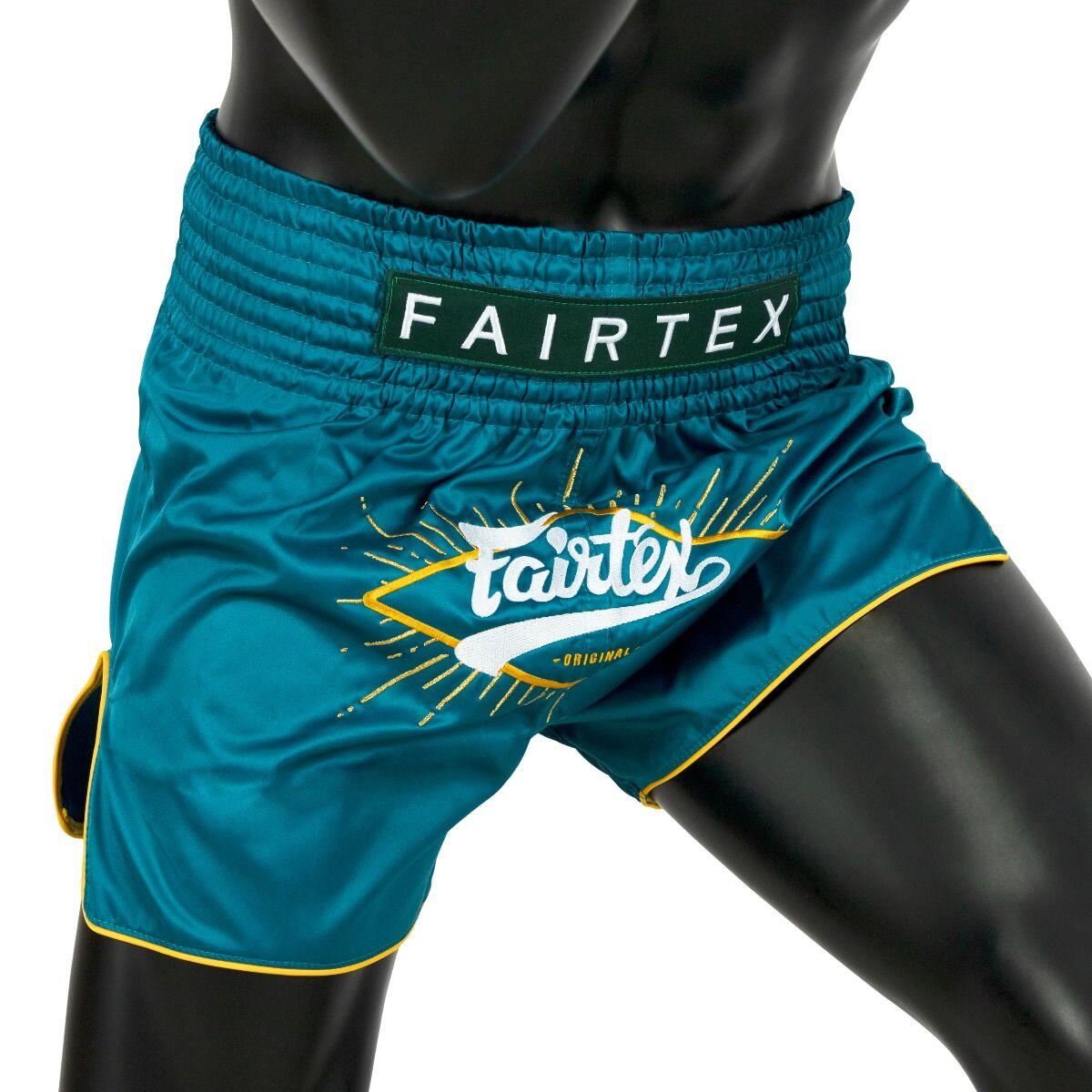 Fairtex trenky na Thajský box BS1907 - Tyrkysová Velikosti: XS 4/5