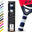 Grip Pádel Helix Pro Albastru/Alb
