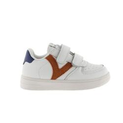 Baskets fille Victoria Tiempo Efecto Piel & Tiras & Contraste