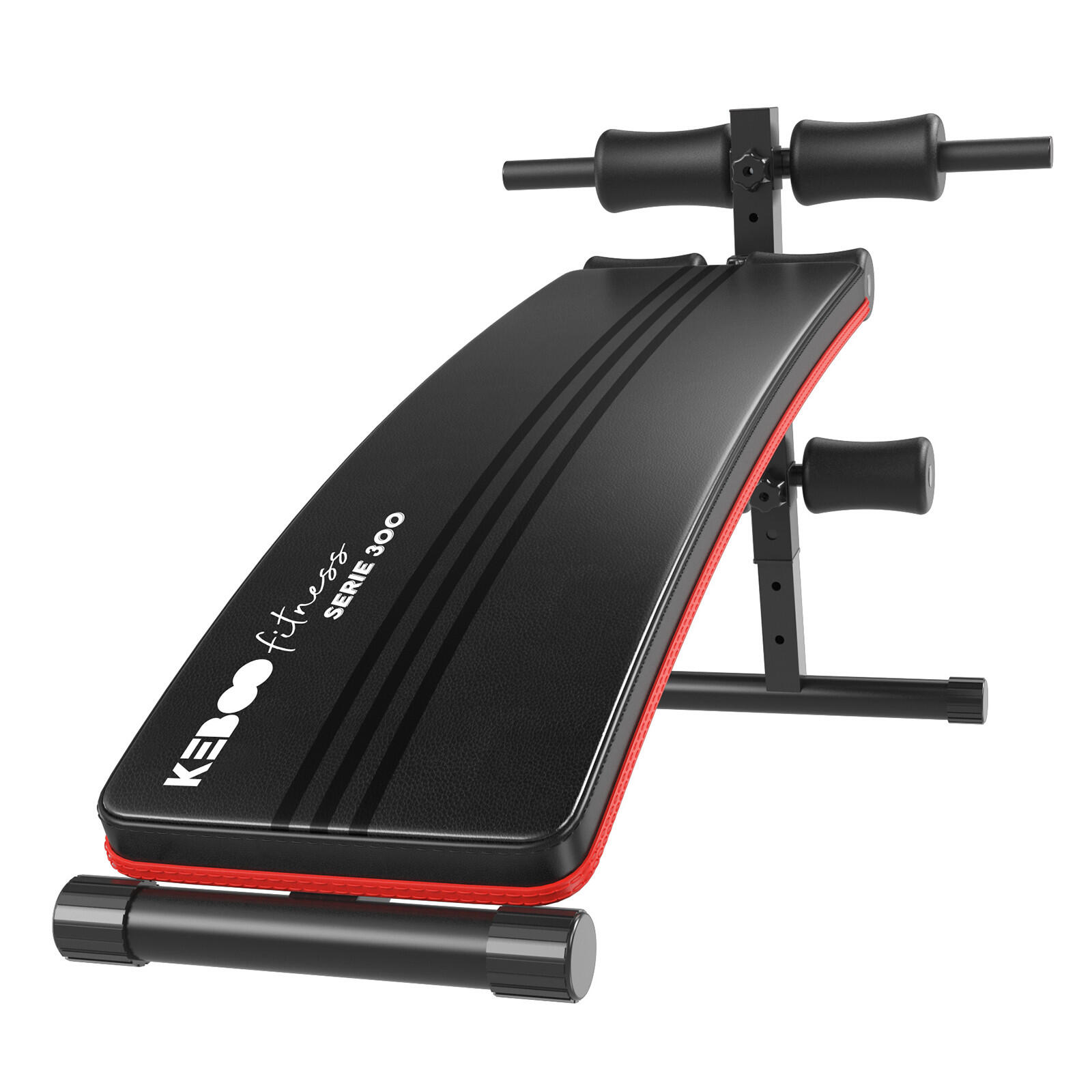Pack Banco de Musculación Keboo Fitness Serie 300 145x47x70 cm y 6 Bandas Elásti 5/5
