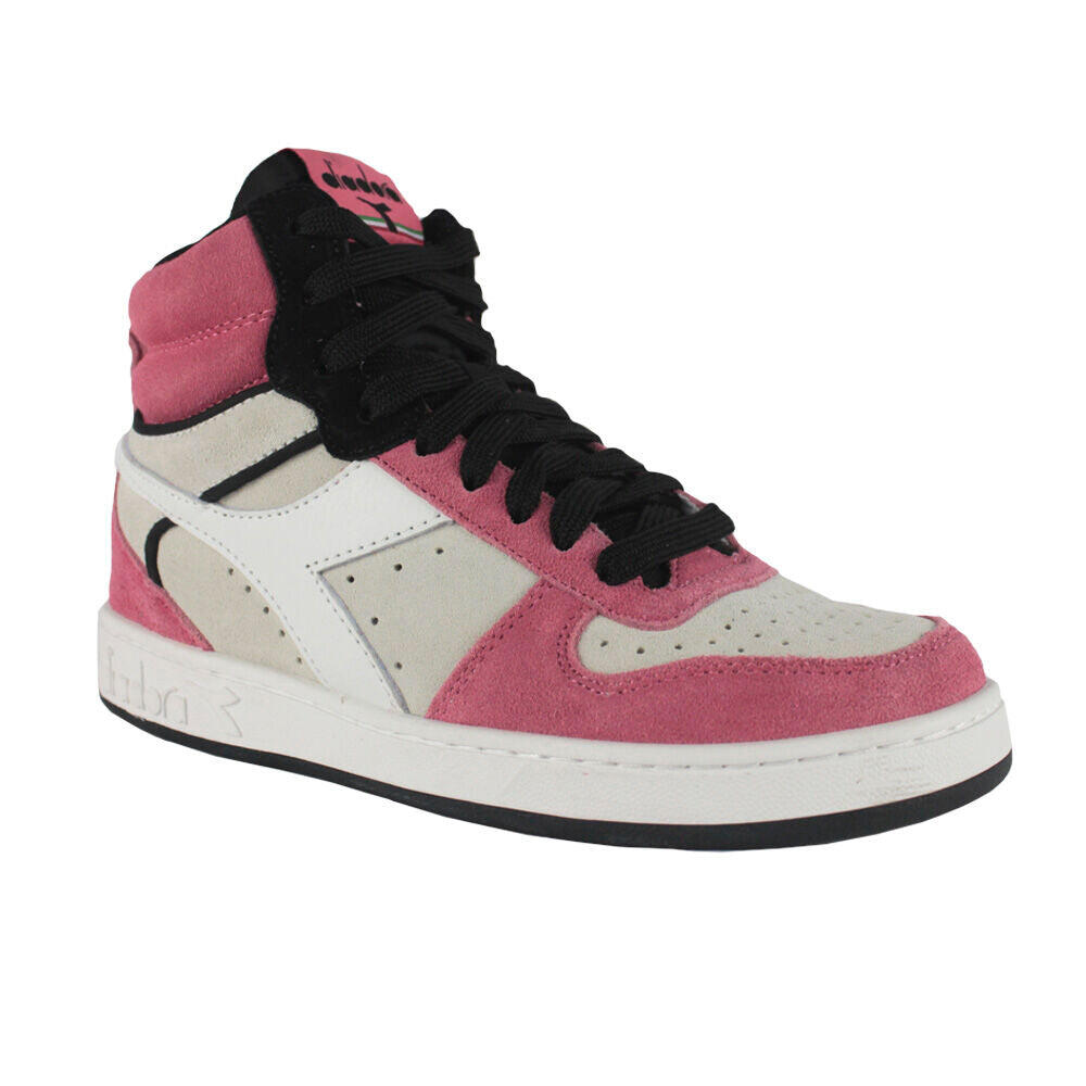 Diadora Magic Basket Mid Suede Wn 501.179011 01 C9996 White/Tea Rose/Black 3/5