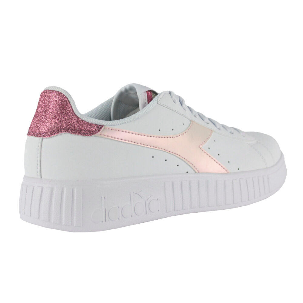 Diadora Step P Glitter Rainbow 101.178338 01 C3113 White/Pink Lady 4/4