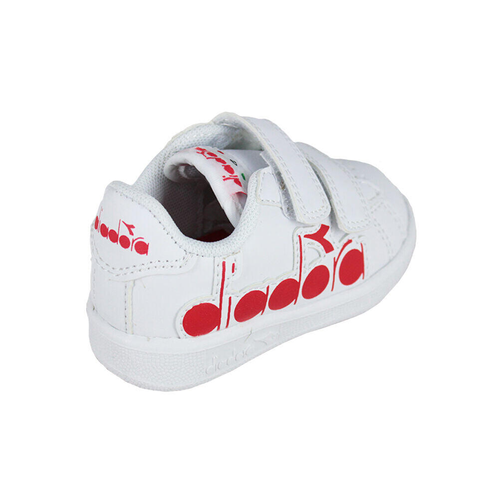 Diadora Game P Bolder Td 101.176276 01 C0823 White/Ferrari Red Italy 4/5