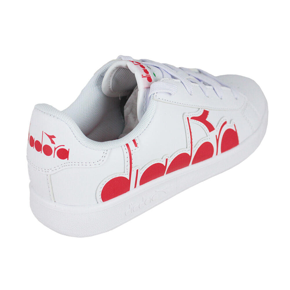 Diadora Game P Bolder Gs 101.176274 01 C0823 White/Ferrari Red Italy 3/4