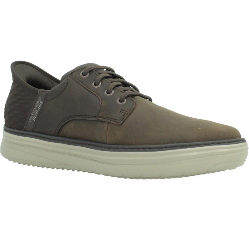 Buty SKECHERS SLIP INS HYLAND - RADLEY Brązowy 5/5