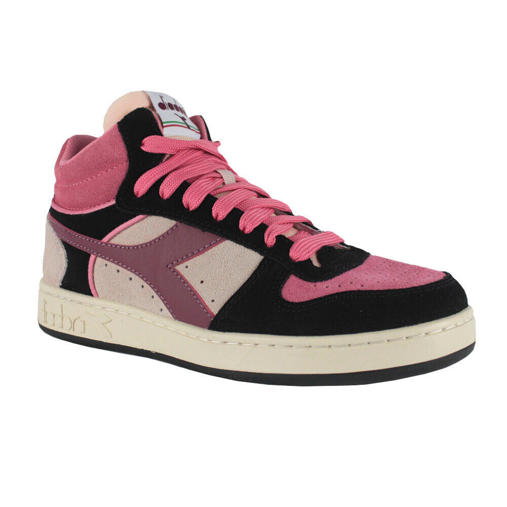 Diadora Magic Basket Demi Suede Wn 501.179012 01 D0111 Silver Peony/Black/Tea Ro 3/5