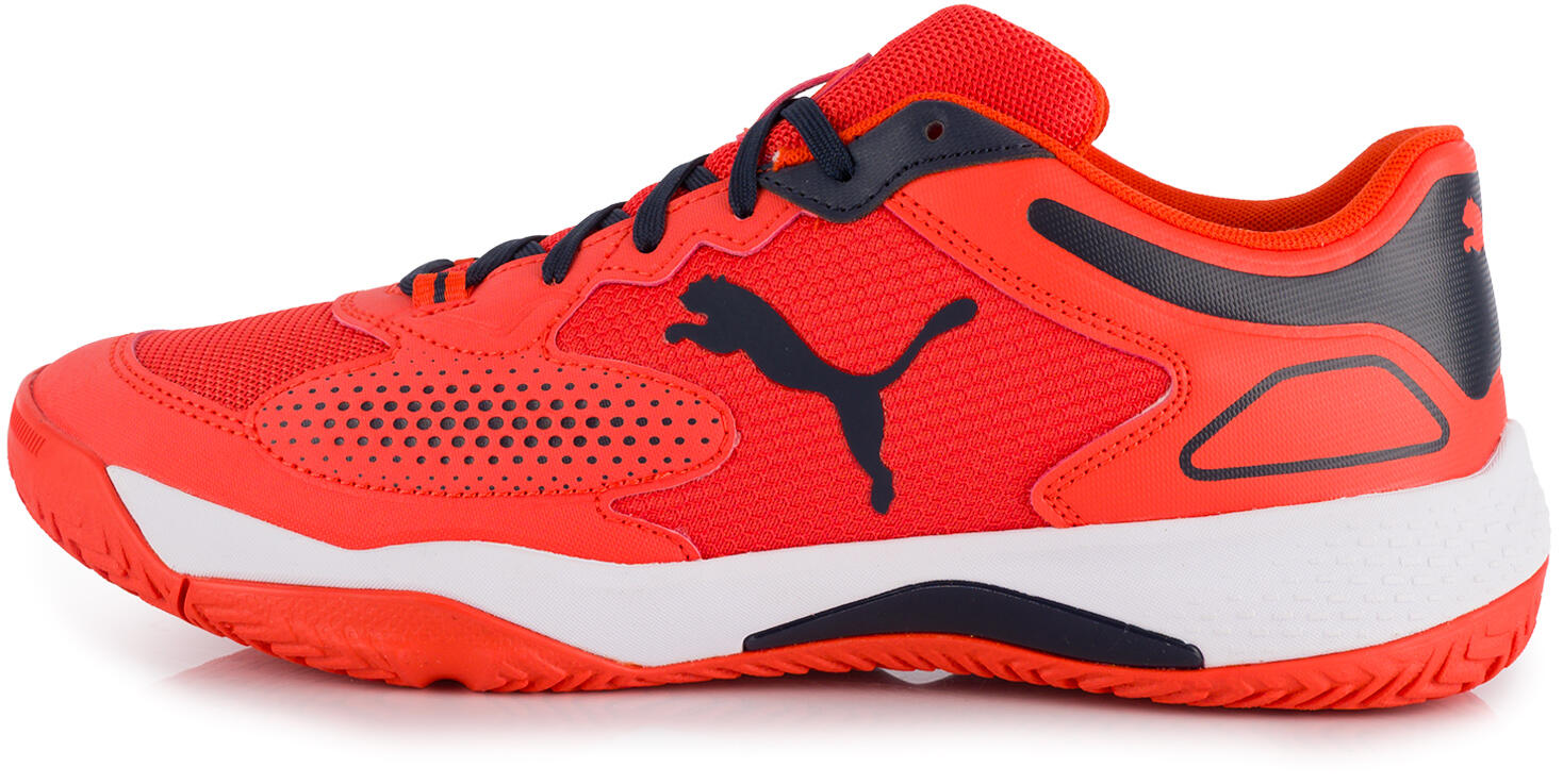 Buty męskie sportowe sneakersy do padla czerwone PUMA SOLARCOURT RCT 2/7