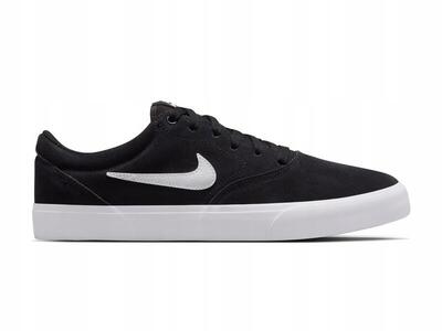 Sneakers nike sb charge suede zwart wit