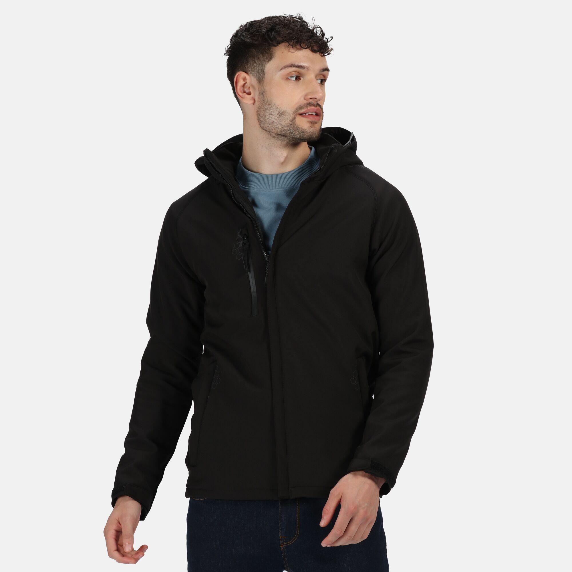 Mens Repeller XPro Softshell Jacket (Black) 3/5