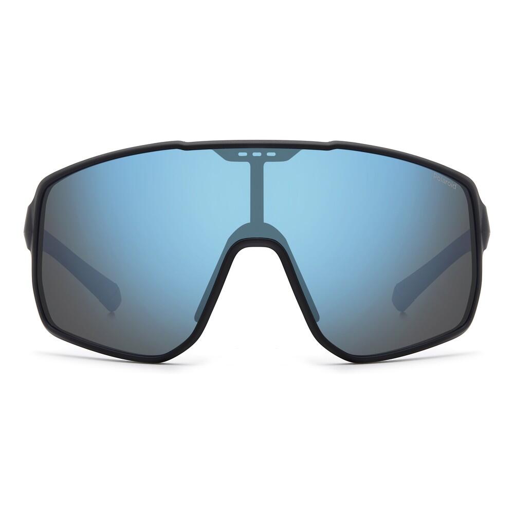 SUNCLOUD Milestone Occhiali Da Sole Polarizzati Unisex Nero Opaco/Lenti Blu