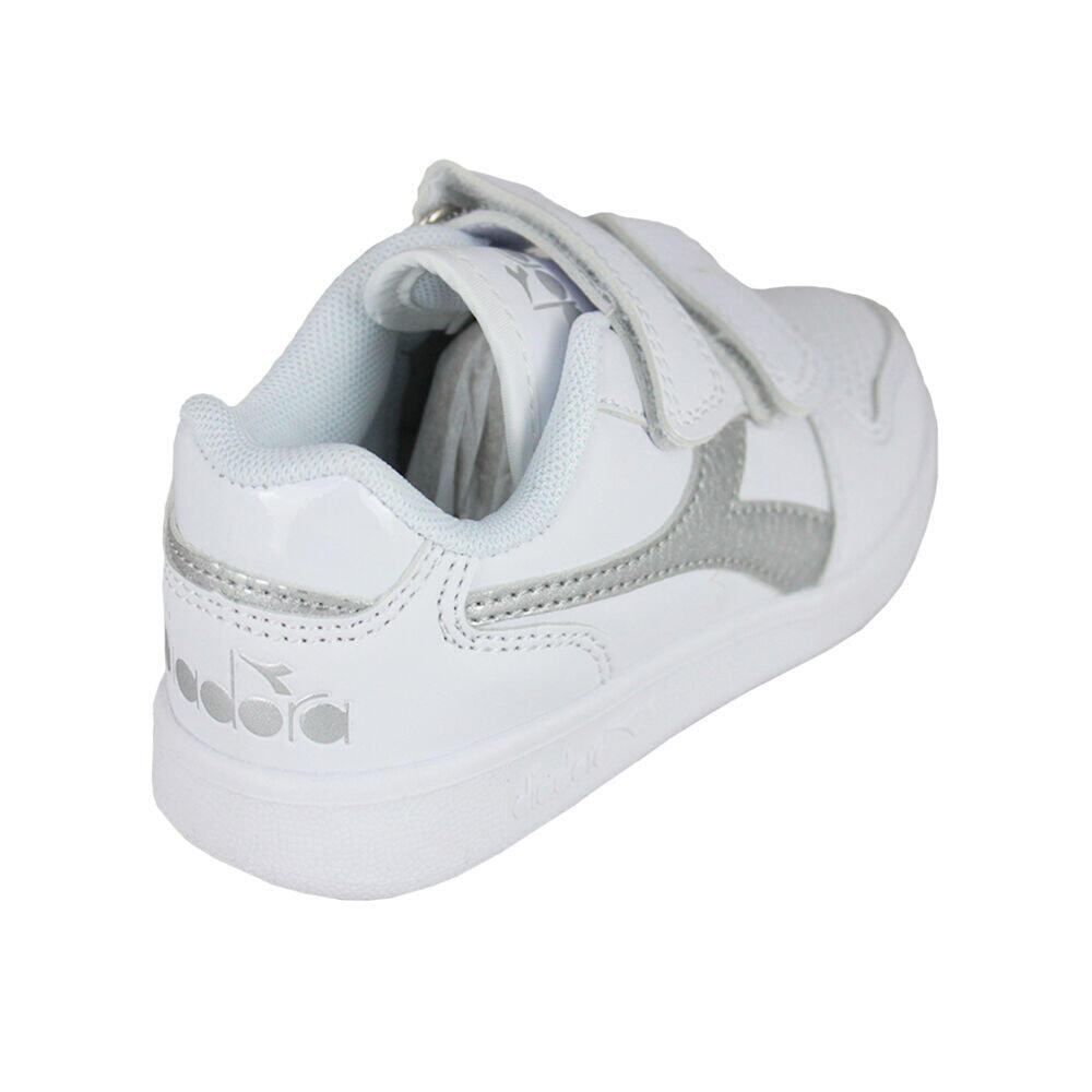 Diadora Playground Ps Girl 101.175782 01 C0516 White/Silver 3/4