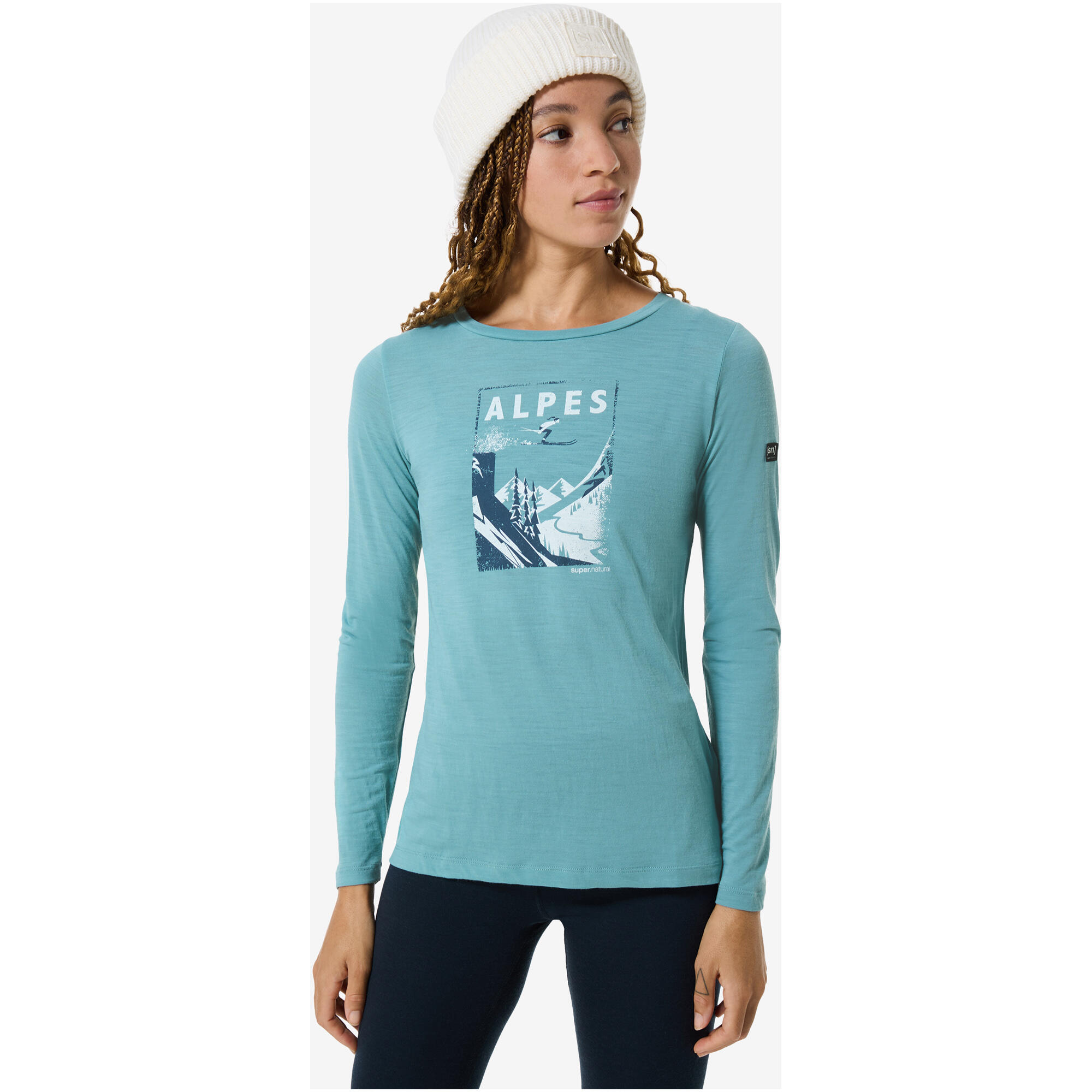 Longsleeve SUPER.NATURAL W ALPES LS 2/7