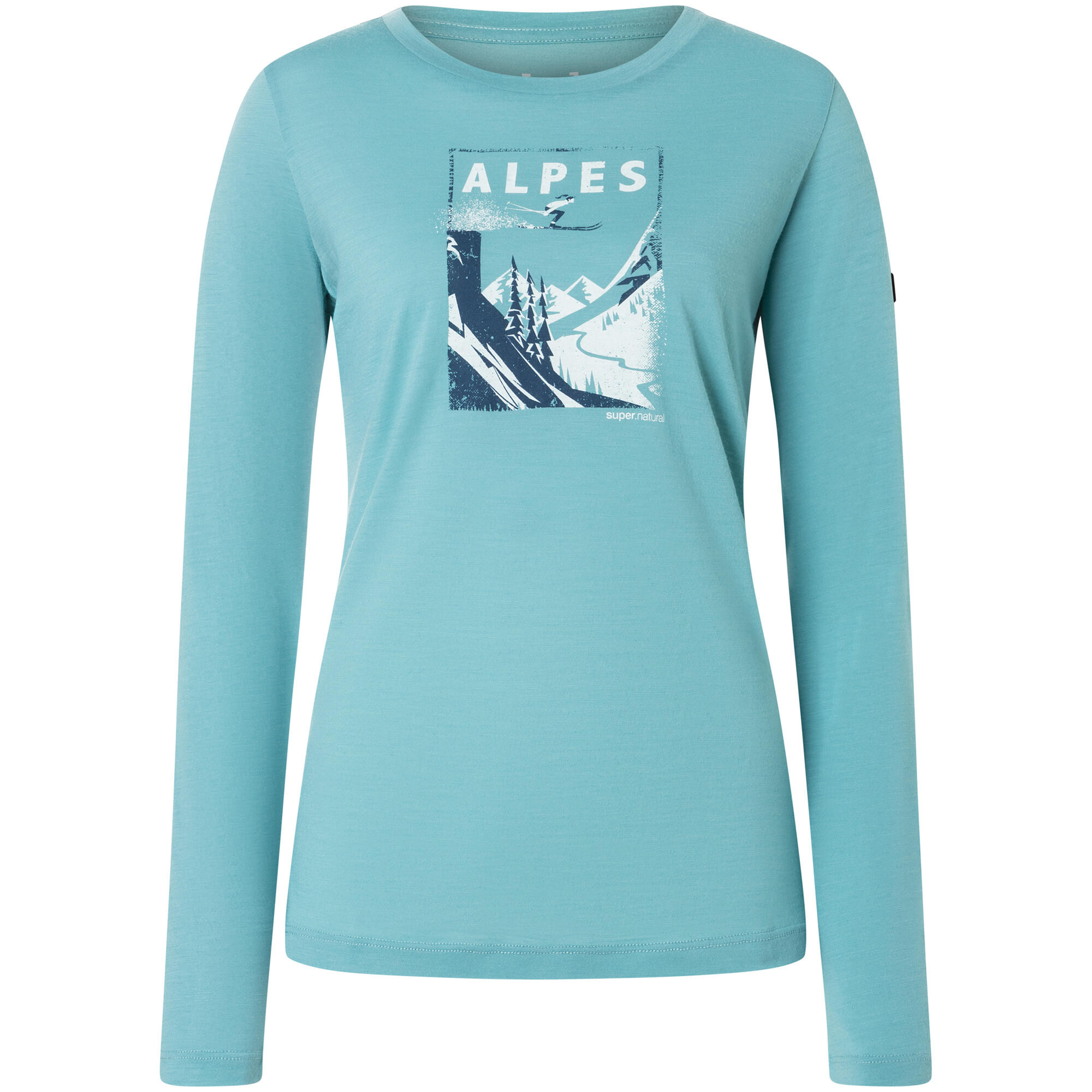 Longsleeve SUPER.NATURAL W ALPES LS 4/7