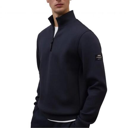 Sudadera Azul Ecoalf Betren Sweatshirt Man Deep Navy de Corte Regular
