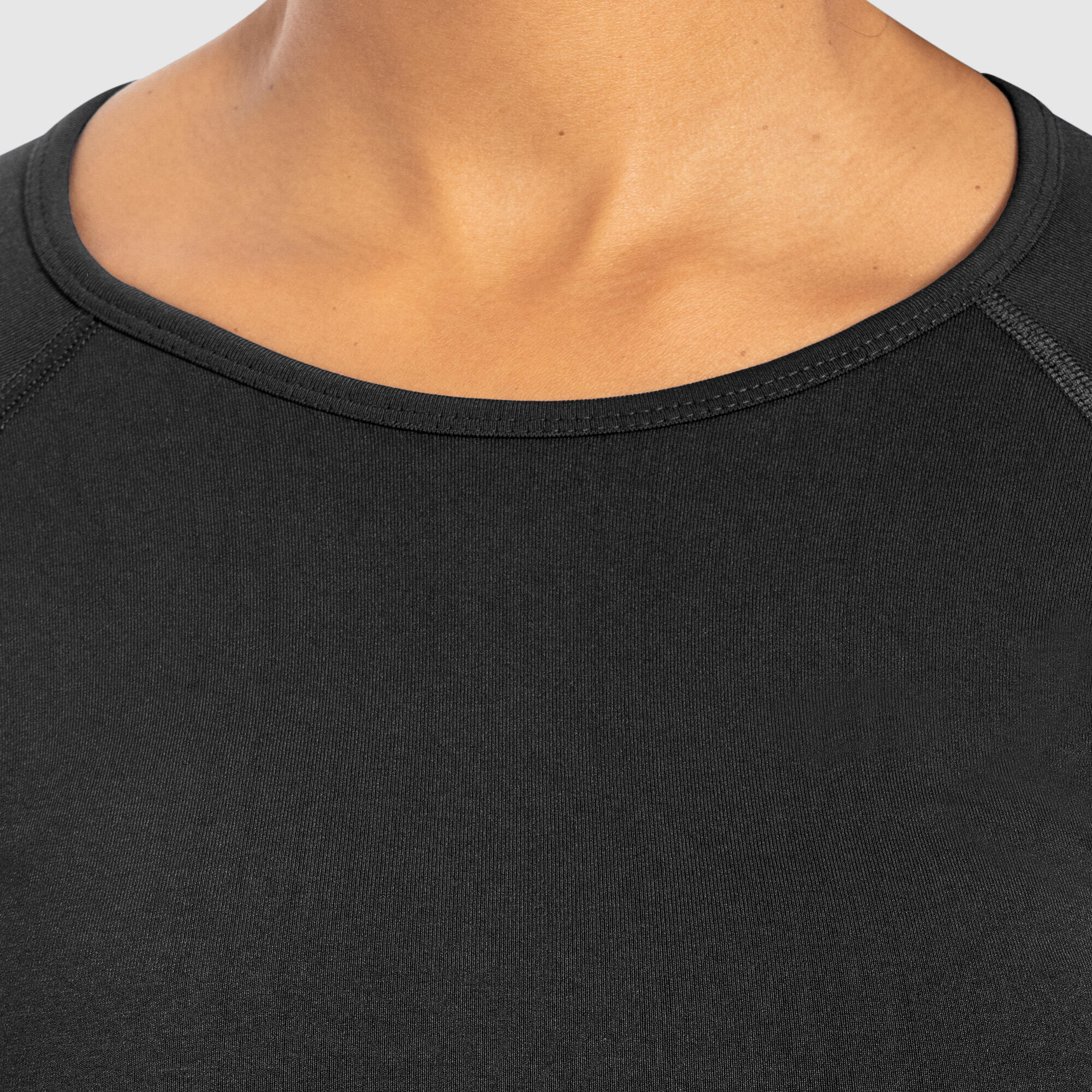 Damen Crop Longsleeve Linnea Schwarz 5/5