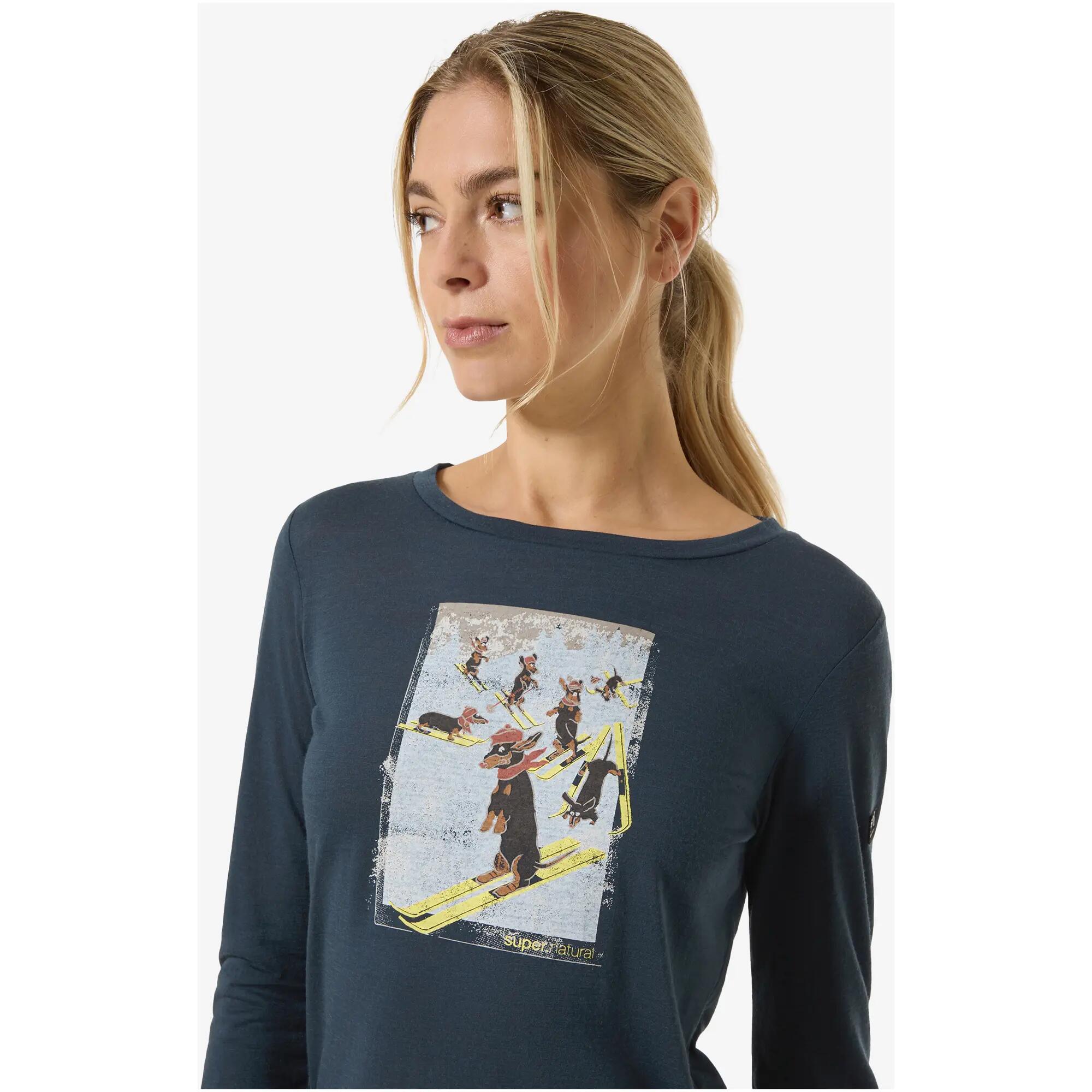 Longsleeve SUPER.NATURAL W DACHSHUND PARTY LS 2/5