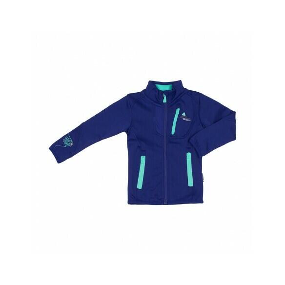 Peak Mountain - Sweatshirt Polaire Shell Fille Peak Mountain Gaynur - Sweat-shirt - Bleu - Decathlon