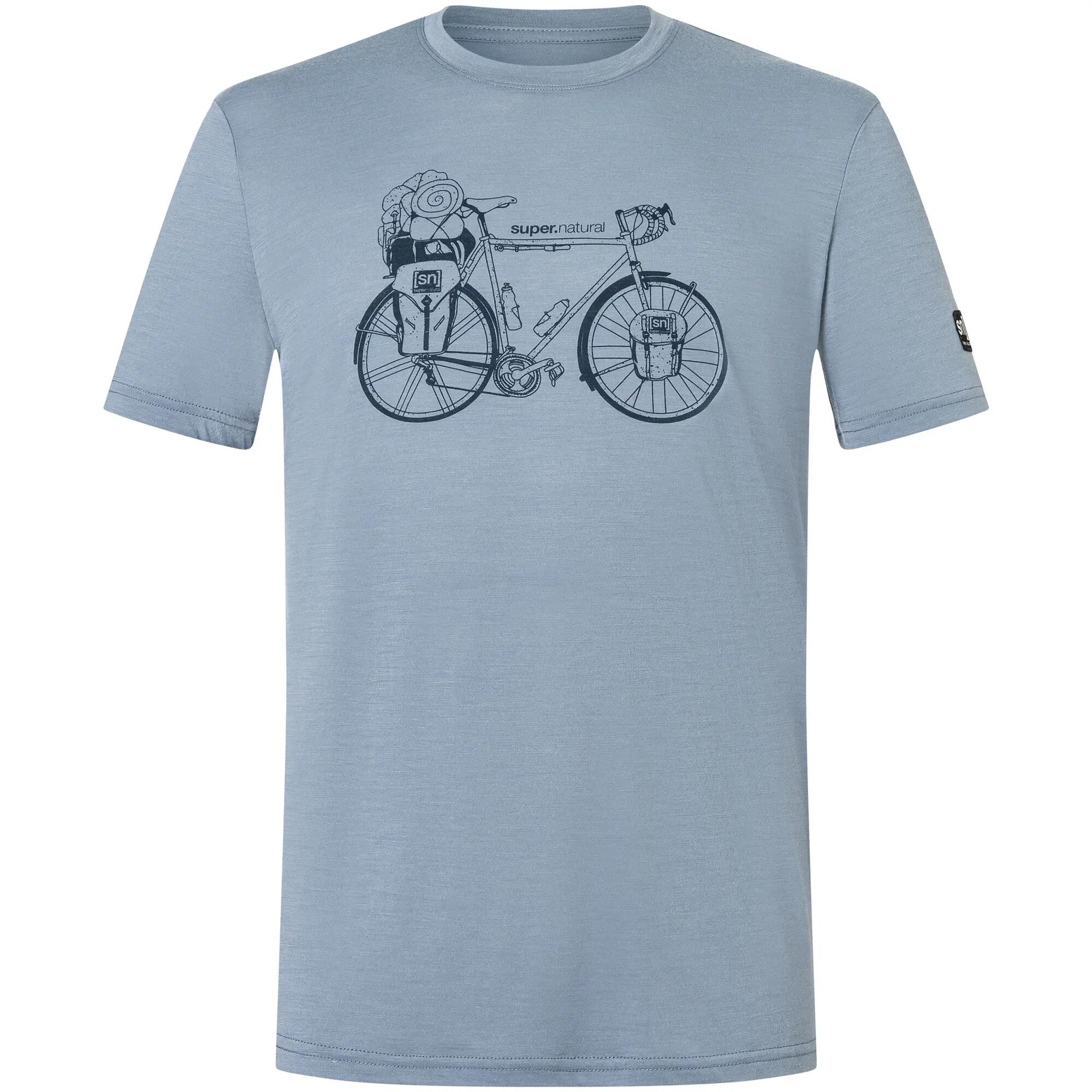 Koszulka męska SUPER.NATURAL M WANDER WHEEL TEE 5/7