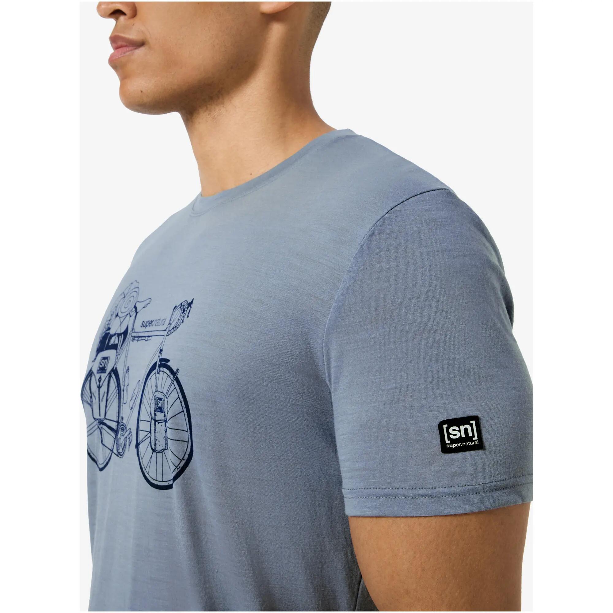 Koszulka męska SUPER.NATURAL M WANDER WHEEL TEE 4/7