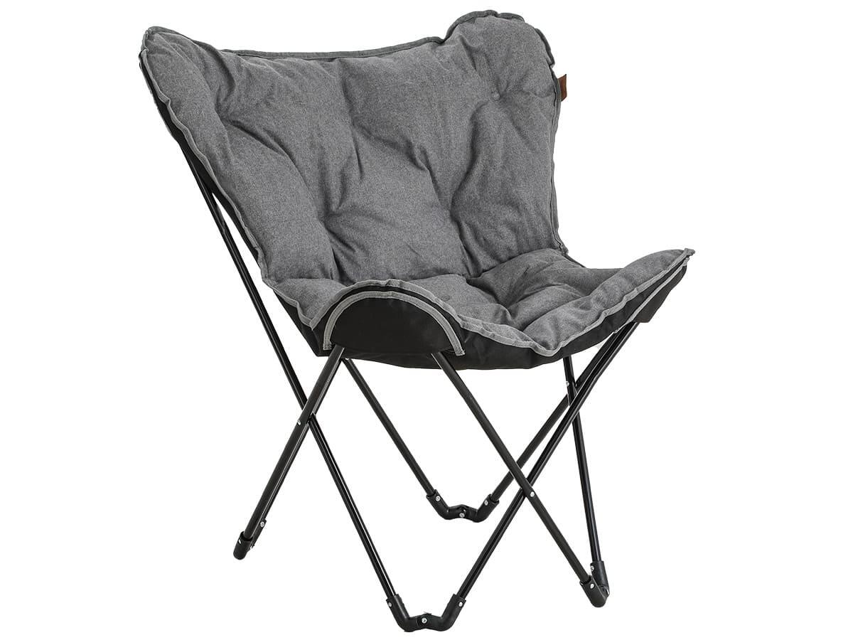Seconde vie - Fauteuil pliant Tolga - Chaise de camping XL avec rembourrage 2/7