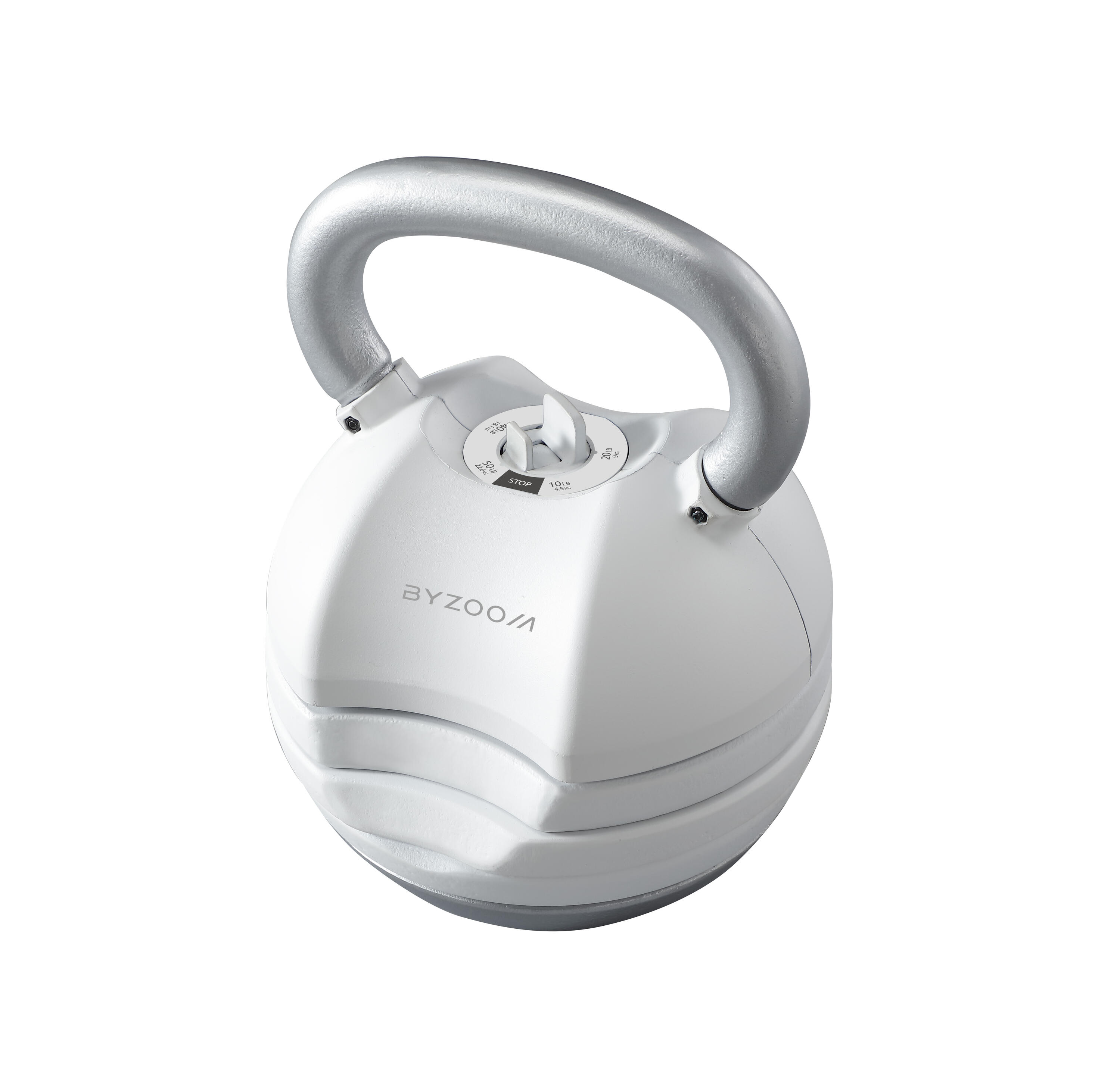 Pure Series 22.6Kg verstellbare Kettlebell weiss 2/7