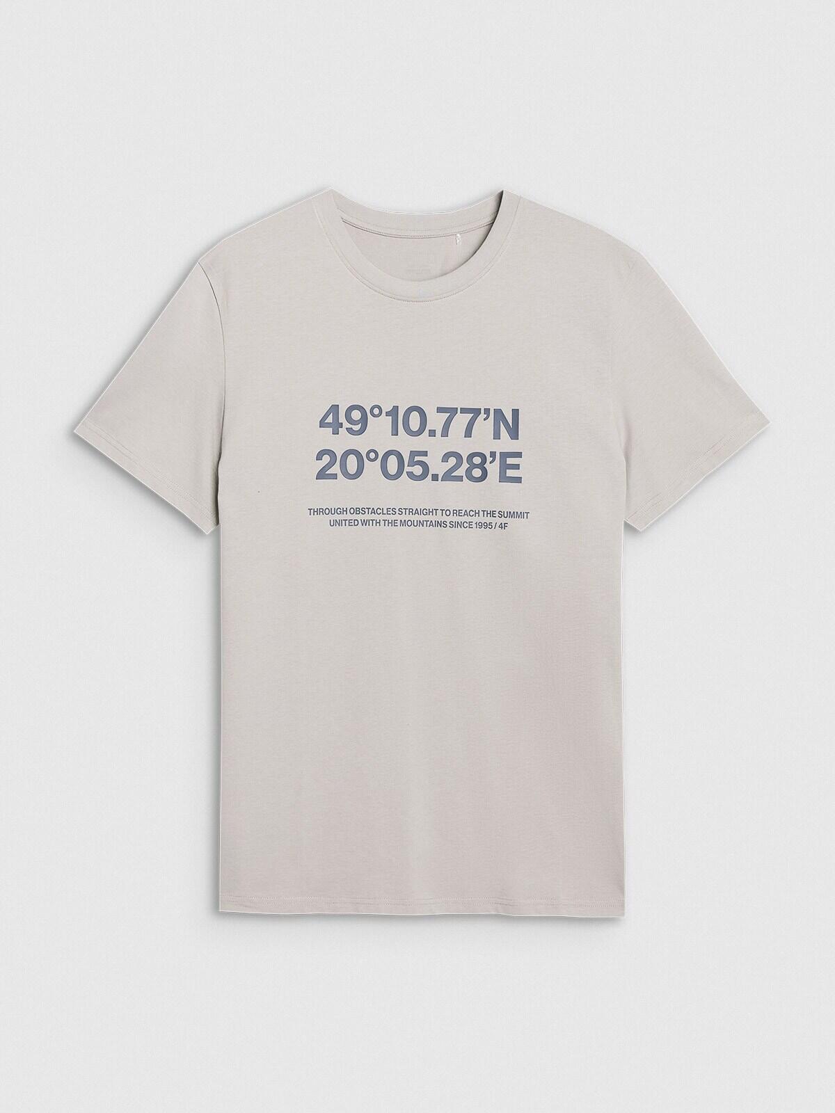Tricou sport bărbați, gri, 2XL