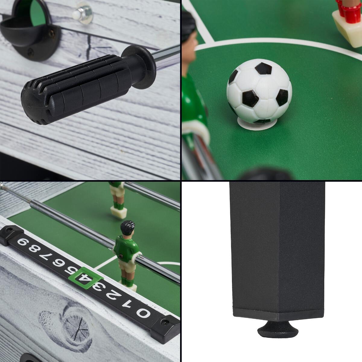 Kinder-Kickertisch mit 22 Spielern und 3 Bällen inklusive 4/4