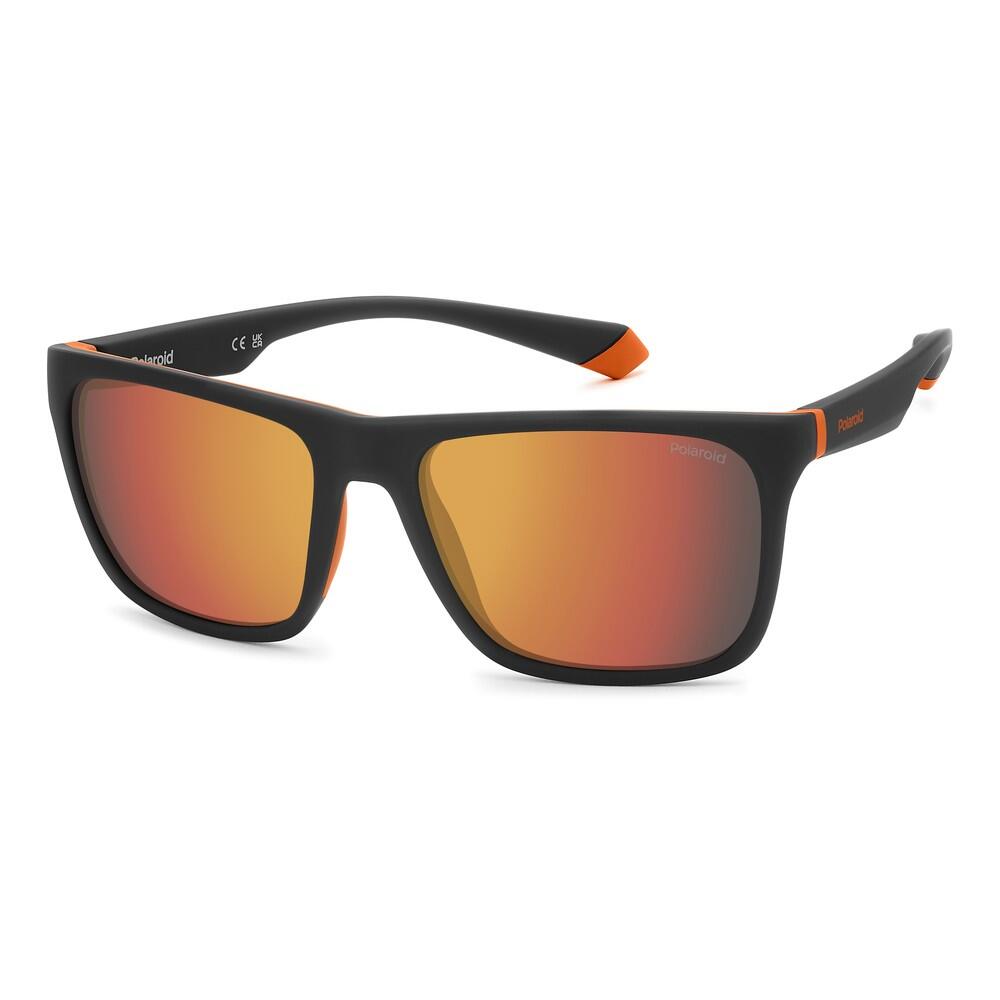 Polaroid - Lunettes De Soleil Polarisées Unisexes Polaroid Pld 2141/s Rc2, Taille 57 Mm - Lunettes De Soleil - Noir|rouge - No Size - Decathlon
